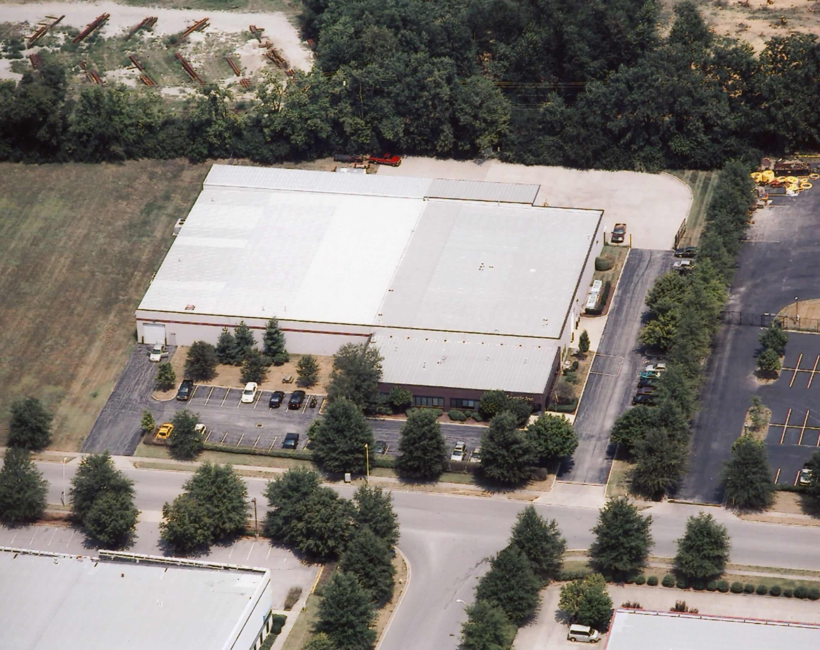 Lexair facility expansion aerial view